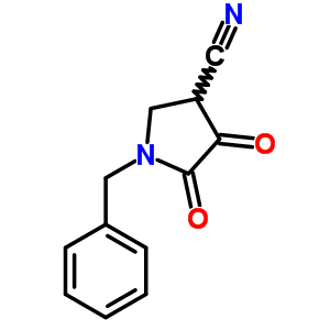 3-Pyrrolidinecarbonitrile,4,5-dioxo-1-(phenylmethyl)-Structure,7399-12-4Structure 3-Pyrrolidinecarbonitrile,4,5-dioxo-1-(phenylmethyl)- Structure,7399-12-4Structure