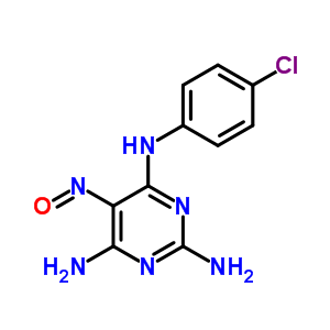 N4-(4-chlorophenyl)-5-nitroso-pyrimidine-2,4,6-triamineStructure,7399-26-0Structure N4-(4-chlorophenyl)-5-nitroso-pyrimidine-2,4,6-triamine Structure,7399-26-0Structure