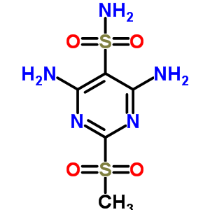 4, 6-Diamino-2-methylsulfonyl-5-pyrimidinesulfonamideStructure,74039-23-9Structure 4, 6-Diamino-2-methylsulfonyl-5-pyrimidinesulfonamide Structure,74039-23-9Structure