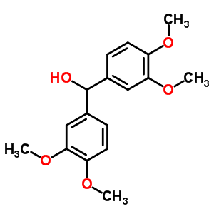 Benzenemethanol, a-(3,4-dimethoxyphenyl)-3,4-dimethoxy-Structure,74084-26-7Structure Benzenemethanol, a-(3,4-dimethoxyphenyl)-3,4-dimethoxy- Structure,74084-26-7Structure