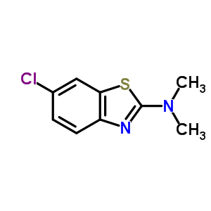 2-Benzothiazolamine,6-chloro-n,n-dimethyl-(9ci)Structure,7464-20-2Structure 2-Benzothiazolamine,6-chloro-n,n-dimethyl-(9ci) Structure,7464-20-2Structure