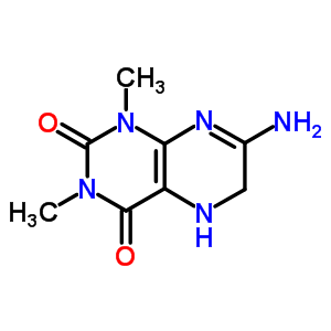 2,4(1H,3h)-pteridinedione,7-amino-5,6-dihydro-1,3-dimethyl-Structure,7464-72-4Structure 2,4(1H,3h)-pteridinedione,7-amino-5,6-dihydro-1,3-dimethyl- Structure,7464-72-4Structure