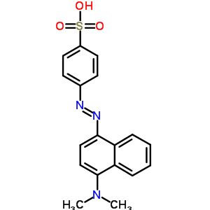 4-(4-Dimethylaminonaphthalen-1-yl)diazenylbenzenesulfonic acidStructure,7467-30-3Structure 4-(4-Dimethylaminonaphthalen-1-yl)diazenylbenzenesulfonic acid Structure,7467-30-3Structure