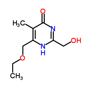 6-(Ethoxymethyl)-2-(hydroxymethyl)-5-methyl-1h-pyrimidin-4-oneStructure,7467-36-9Structure 6-(Ethoxymethyl)-2-(hydroxymethyl)-5-methyl-1h-pyrimidin-4-one Structure,7467-36-9Structure