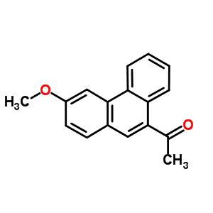 1-(3-甲氧基菲-9-基)乙酮結(jié)構(gòu)式_7470-21-5結(jié)構(gòu)式