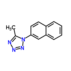 1H-tetrazole,5-methyl-1-(2-naphthalenyl)-Structure,7473-24-7Structure 1H-tetrazole,5-methyl-1-(2-naphthalenyl)- Structure,7473-24-7Structure