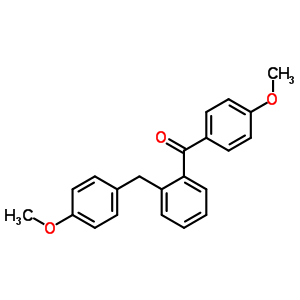 (8CI)-4-甲氧基-2-(p-甲氧基芐基)-苯甲酮結(jié)構(gòu)式_7477-31-8結(jié)構(gòu)式