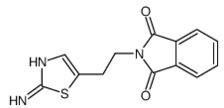 2-(2-(2-氨基噻唑-5-基)乙基)異吲哚啉-1,3-二酮結(jié)構(gòu)式_748738-32-1結(jié)構(gòu)式
