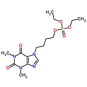 7-(4-Diethoxyphosphoryloxybutyl)-1,3-dimethyl-purine-2,6-dioneStructure,7495-23-0Structure 7-(4-Diethoxyphosphoryloxybutyl)-1,3-dimethyl-purine-2,6-dione Structure,7495-23-0Structure