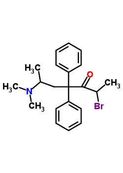 3-Heptanone,2-bromo-6-(dimethylamino)-4,4-diphenyl-, hydrobromide (9ci)Structure,7500-26-7Structure 3-Heptanone,2-bromo-6-(dimethylamino)-4,4-diphenyl-, hydrobromide (9ci) Structure,7500-26-7Structure