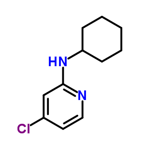4-氯-N-環(huán)己基-2-吡啶胺結(jié)構(gòu)式_75291-62-2結(jié)構(gòu)式
