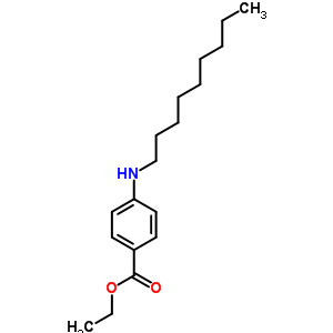 Benzoic acid,4-(nonylamino)-, ethyl esterStructure,75681-69-5Structure Benzoic acid,4-(nonylamino)-, ethyl ester Structure,75681-69-5Structure