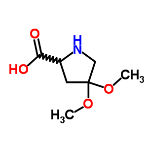 L-proline, 4,4-dimethoxy-(9ci)Structure,75776-56-6Structure L-proline, 4,4-dimethoxy-(9ci) Structure,75776-56-6Structure