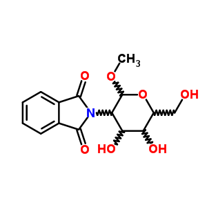 Methyl 2-Deoxy-2-N-Phthalimido-beta-D-GlucopyranosideStructure,76101-14-9Structure Methyl 2-Deoxy-2-N-Phthalimido-beta-D-Glucopyranoside Structure,76101-14-9Structure
