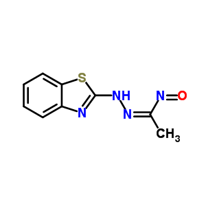 Benzothiazole, 2-[[1-(hydroxyimino)ethyl]azo]-(9ci) Structure,76128-51-3Structure