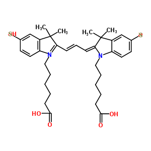 Cyanine 3 bihexanoic acid dye, potassium saltStructure,762260-71-9Structure Cyanine 3 bihexanoic acid dye, potassium salt Structure,762260-71-9Structure