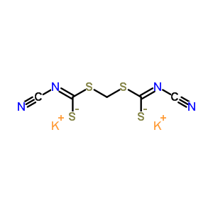 Methylenebis(cyanimidodithiocarbonic acid)-s,s-dipotassium saltStructure,76837-94-0Structure Methylenebis(cyanimidodithiocarbonic acid)-s,s-dipotassium salt Structure,76837-94-0Structure