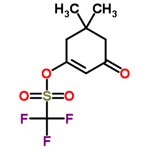 5,5-Dimethyl-3-(trifluoromethylsulfonyloxy)cyclohex-2-en-1-oneStructure,76881-19-1Structure 5,5-Dimethyl-3-(trifluoromethylsulfonyloxy)cyclohex-2-en-1-one Structure,76881-19-1Structure
