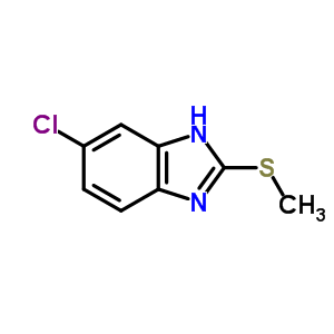 5-Chloro-2-methylsulfanyl-3h-benzoimidazoleStructure,7692-57-1Structure 5-Chloro-2-methylsulfanyl-3h-benzoimidazole Structure,7692-57-1Structure