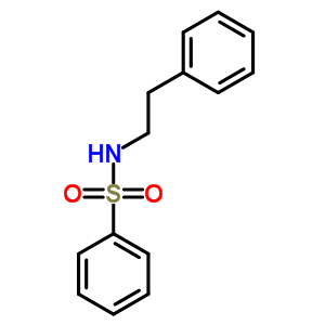 N-(2-苯基乙基)-苯磺酰胺結(jié)構(gòu)式_77198-99-3結(jié)構(gòu)式