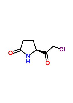 2-Pyrrolidinone, 5-(chloroacetyl)-, (s)-(9ci)Structure,77319-03-0Structure 2-Pyrrolidinone, 5-(chloroacetyl)-, (s)-(9ci) Structure,77319-03-0Structure