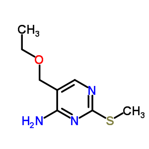 5-(Ethoxymethyl)-2-methylsulfanyl-pyrimidin-4-amineStructure,774-75-4Structure 5-(Ethoxymethyl)-2-methylsulfanyl-pyrimidin-4-amine Structure,774-75-4Structure