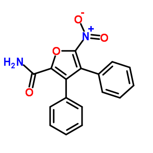 5-(Hydroxy(oxido)amino)-3,4-diphenyl-2-furamide Structure,77719-94-9Structure