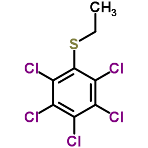 Benzene,1,2,3,4,5-pentachloro-6-(ethylthio)-Structure,77876-27-8Structure Benzene,1,2,3,4,5-pentachloro-6-(ethylthio)- Structure,77876-27-8Structure