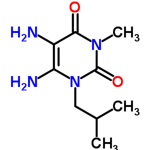 4,5-Diamino-3-isobutyl-1-methylpyrimidine-2,6-dioneStructure,78033-18-8Structure 4,5-Diamino-3-isobutyl-1-methylpyrimidine-2,6-dione Structure,78033-18-8Structure