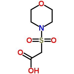 (嗎啉-4-磺?；?-乙酸結(jié)構(gòu)式_78374-13-7結(jié)構(gòu)式