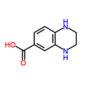 1,2,3,4-Tetrahydro-quinoxaline-6-carboxylic acidStructure,787490-63-5Structure 1,2,3,4-Tetrahydro-quinoxaline-6-carboxylic acid Structure,787490-63-5Structure