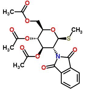 Methyl 3,4,6-tri-o-acetyl-2-deoxy-2-phthalimido-1-thio-beta-d-glucopyranosideStructure,79528-48-6Structure Methyl 3,4,6-tri-o-acetyl-2-deoxy-2-phthalimido-1-thio-beta-d-glucopyranoside Structure,79528-48-6Structure