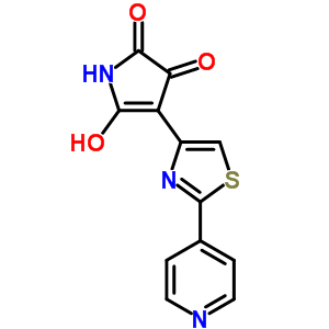 3-羥基-4-[2-(4-吡啶)-4-噻唑]-1H-吡咯-2,5-二酮結(jié)構(gòu)式_80653-76-5結(jié)構(gòu)式