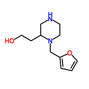 2-(1-Furan-2-ylmethyl-piperazin-2-yl)-ethanolStructure,815655-78-8Structure 2-(1-Furan-2-ylmethyl-piperazin-2-yl)-ethanol Structure,815655-78-8Structure