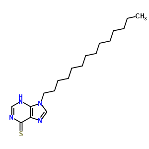 9-Tetradecyl-3h-purine-6-thioneStructure,82191-97-7Structure 9-Tetradecyl-3h-purine-6-thione Structure,82191-97-7Structure