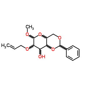 Methyl 2-O-Allyl-4,6-O-Benzylidene-alpha-D-MannopyranosideStructure,82228-09-9Structure Methyl 2-O-Allyl-4,6-O-Benzylidene-alpha-D-Mannopyranoside Structure,82228-09-9Structure