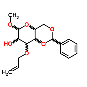 Methyl 3-O-Allyl-4,6-O-Benzylidene-alpha-D-MannopyranosideStructure,82228-10-2Structure Methyl 3-O-Allyl-4,6-O-Benzylidene-alpha-D-Mannopyranoside Structure,82228-10-2Structure