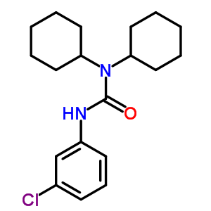 3-(3-Chlorophenyl)-1,1-dicyclohexyl-ureaStructure,82744-89-6Structure 3-(3-Chlorophenyl)-1,1-dicyclohexyl-urea Structure,82744-89-6Structure