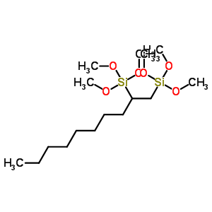 1,2-Bis(trimethoxysilyl)decaneStructure,832079-33-1Structure 1,2-Bis(trimethoxysilyl)decane Structure,832079-33-1Structure