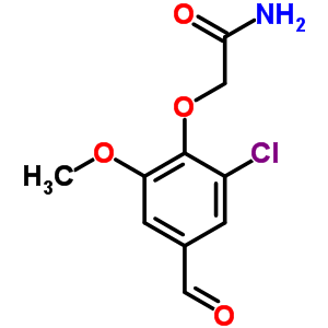 2-(2-Chloro-4-formyl-6-methoxyphenoxy)acetamideStructure,832674-69-8Structure 2-(2-Chloro-4-formyl-6-methoxyphenoxy)acetamide Structure,832674-69-8Structure