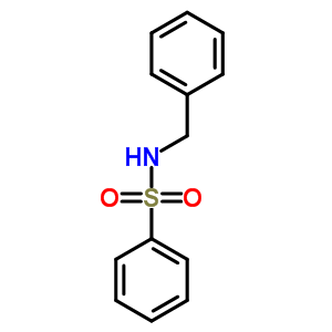 N-(苯基甲基)-苯磺酰胺結(jié)構(gòu)式_837-18-3結(jié)構(gòu)式