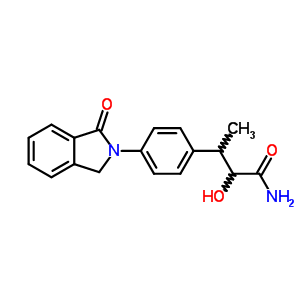 Benzenepropanamide,4-(1,3-dihydro-1-oxo-2h-isoindol-2-yl)-a-hydroxy-b-methyl-Structure,84244-54-2Structure Benzenepropanamide,4-(1,3-dihydro-1-oxo-2h-isoindol-2-yl)-a-hydroxy-b-methyl- Structure,84244-54-2Structure