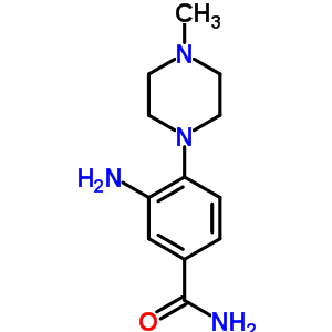 3-Amino-4-(4-methyl-piperazin-1-yl)-benzamideStructure,842961-35-7Structure 3-Amino-4-(4-methyl-piperazin-1-yl)-benzamide Structure,842961-35-7Structure