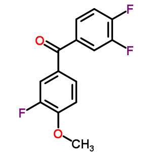 4-甲氧基-3,3,4-三氟苯甲酮結(jié)構(gòu)式_845781-11-5結(jié)構(gòu)式