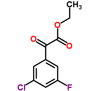 Ethyl 3-chloro-5-fluorobenzoylformateStructure,845790-57-0Structure Ethyl 3-chloro-5-fluorobenzoylformate Structure,845790-57-0Structure