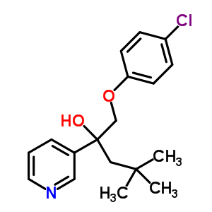 1-(4-Chlorophenoxy)-4,4-dimethyl-2-(3-pyridinyl)-2-pentanolStructure,847981-47-9Structure 1-(4-Chlorophenoxy)-4,4-dimethyl-2-(3-pyridinyl)-2-pentanol Structure,847981-47-9Structure