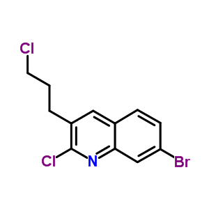 2-Chloro-3-(3-chloropropyl)-7-bromoquinolineStructure,848170-47-8Structure 2-Chloro-3-(3-chloropropyl)-7-bromoquinoline Structure,848170-47-8Structure