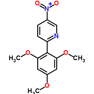 5-Nitro-2-(2,4,6-trimethoxy-phenyl)-pyridineStructure,849116-18-3Structure 5-Nitro-2-(2,4,6-trimethoxy-phenyl)-pyridine Structure,849116-18-3Structure