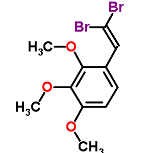 Benzene,1-(2,2-dibromoethenyl)-2,3,4-trimethoxy-Structure,849186-15-8Structure Benzene,1-(2,2-dibromoethenyl)-2,3,4-trimethoxy- Structure,849186-15-8Structure