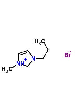 溴化1-丙基-3-甲基咪唑結(jié)構(gòu)式_85100-76-1結(jié)構(gòu)式